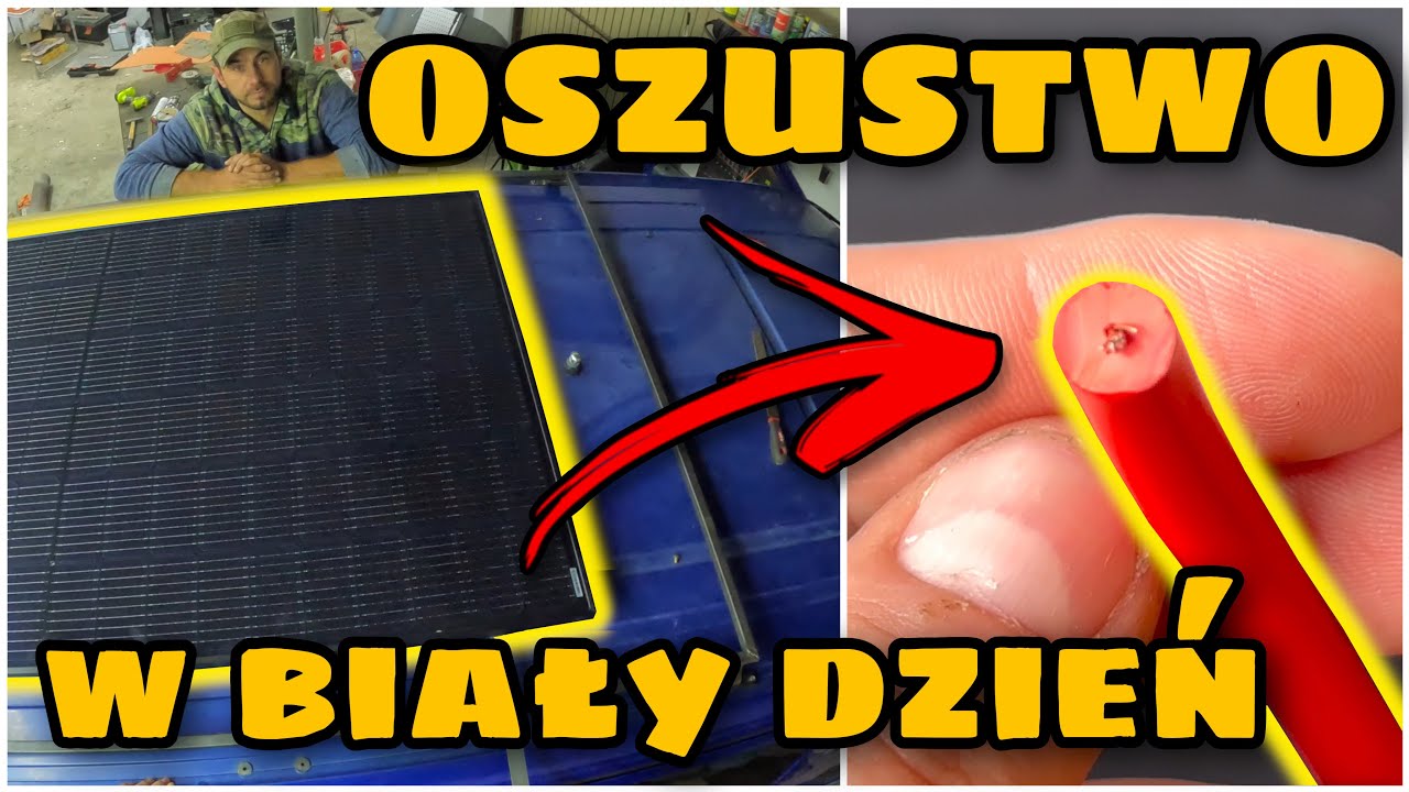 TO powinno być KARALNE!!! Montujemy PANEL SOLARNY w kamperze Chylozaura   Odc.141
