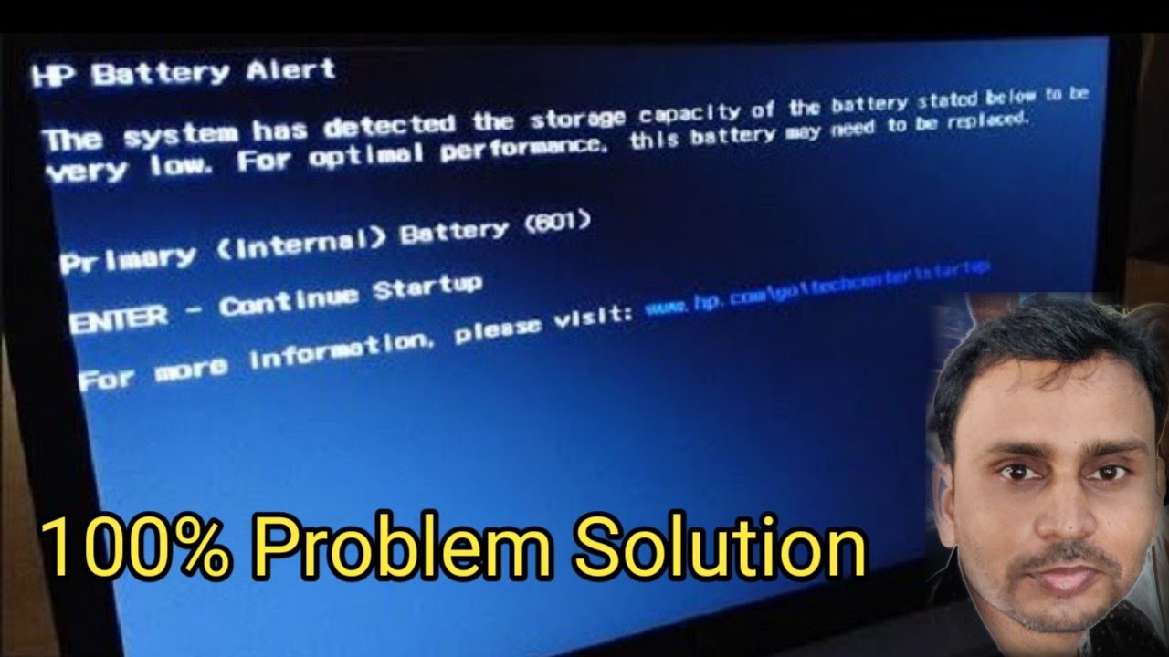 primary internal battery 601 hp laptop fix | how to solve hp battery alert