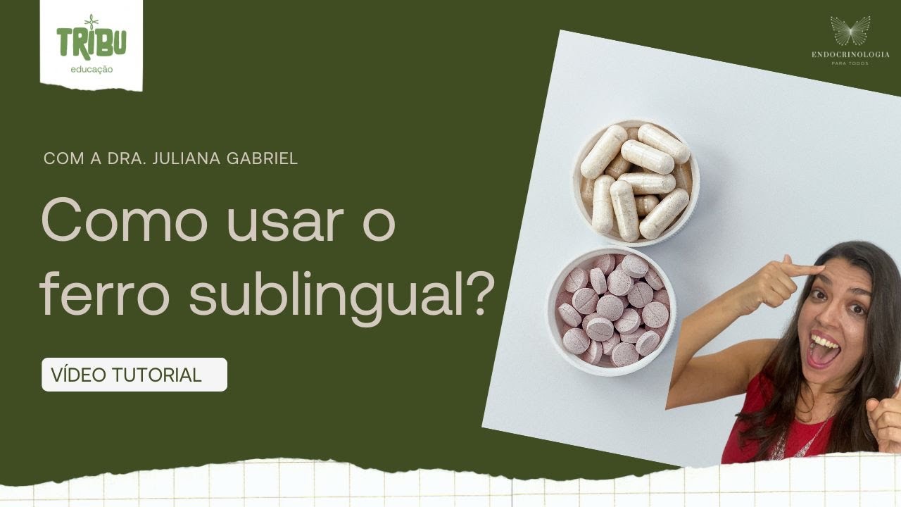 Vídeo tutorial: como usar o ferro sublingual