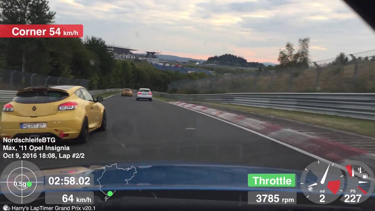 Opel Insignia OPC Test Drive on the Nurburgring