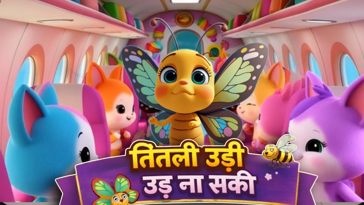 Titli Udi Bus Me Chadhi - तितली उड़ी | Hindi Rhymes |Titli Udi 2026
