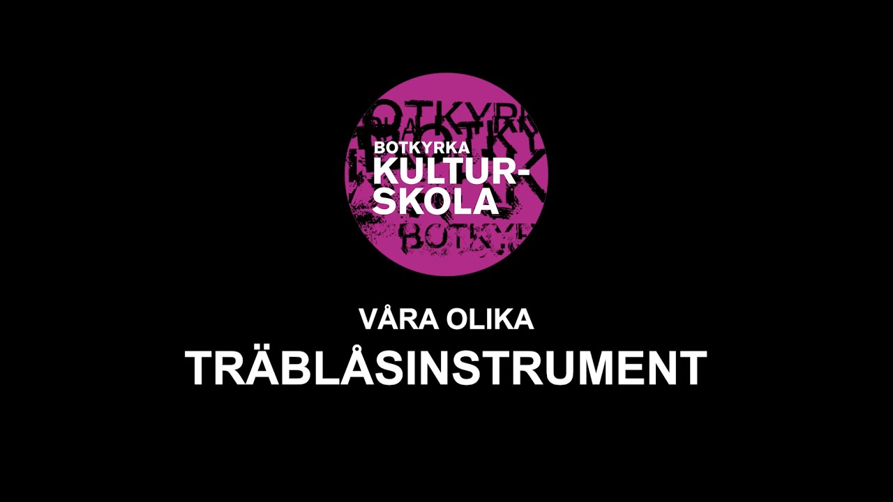 Våra olika träblåsinstrument.