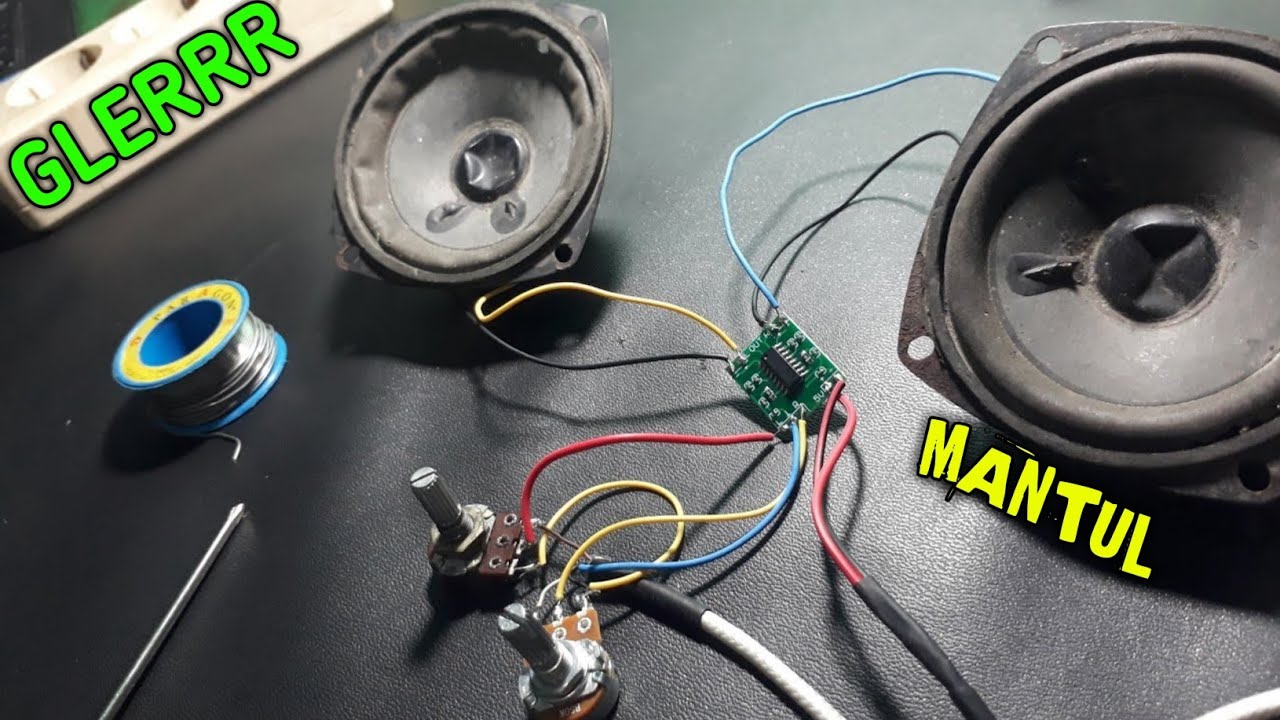 Menambah potensio di PAM Power Amplifier Mini | Pasang Potenisio Mono
