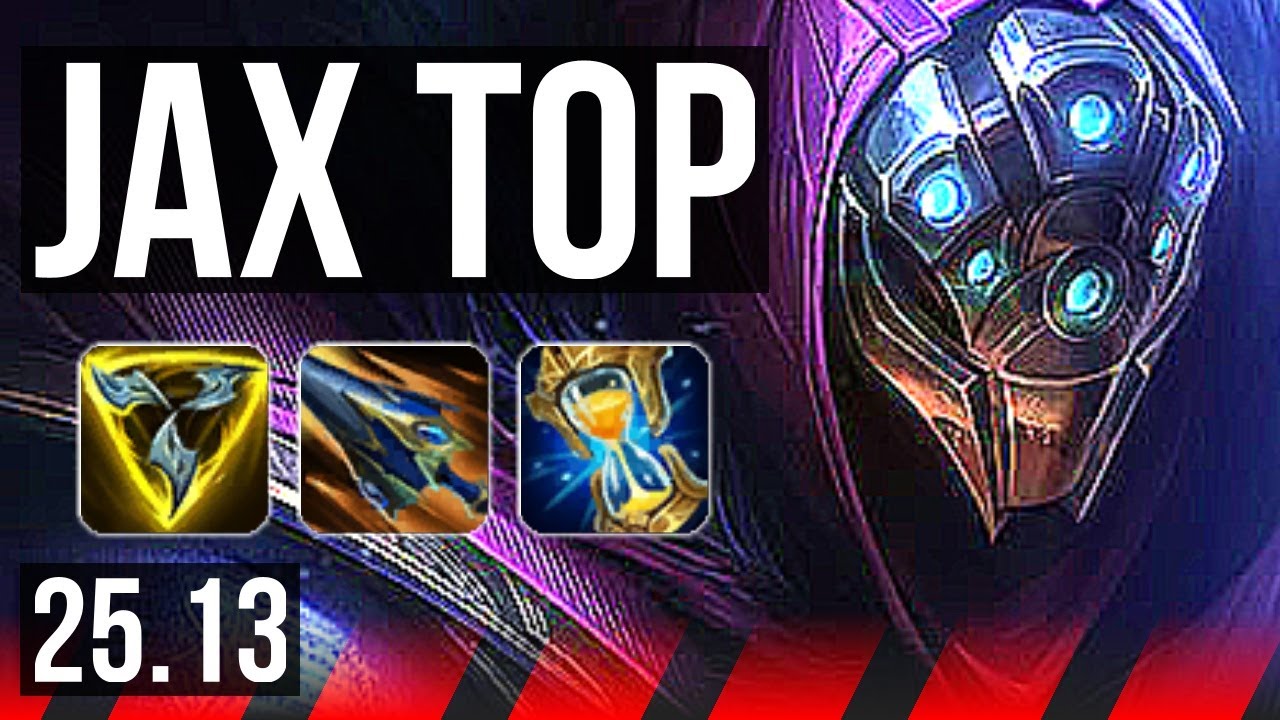 JAX vs MALPHITE (TOP) | 12/2/5, Legendary | KR Challenger | 25.13