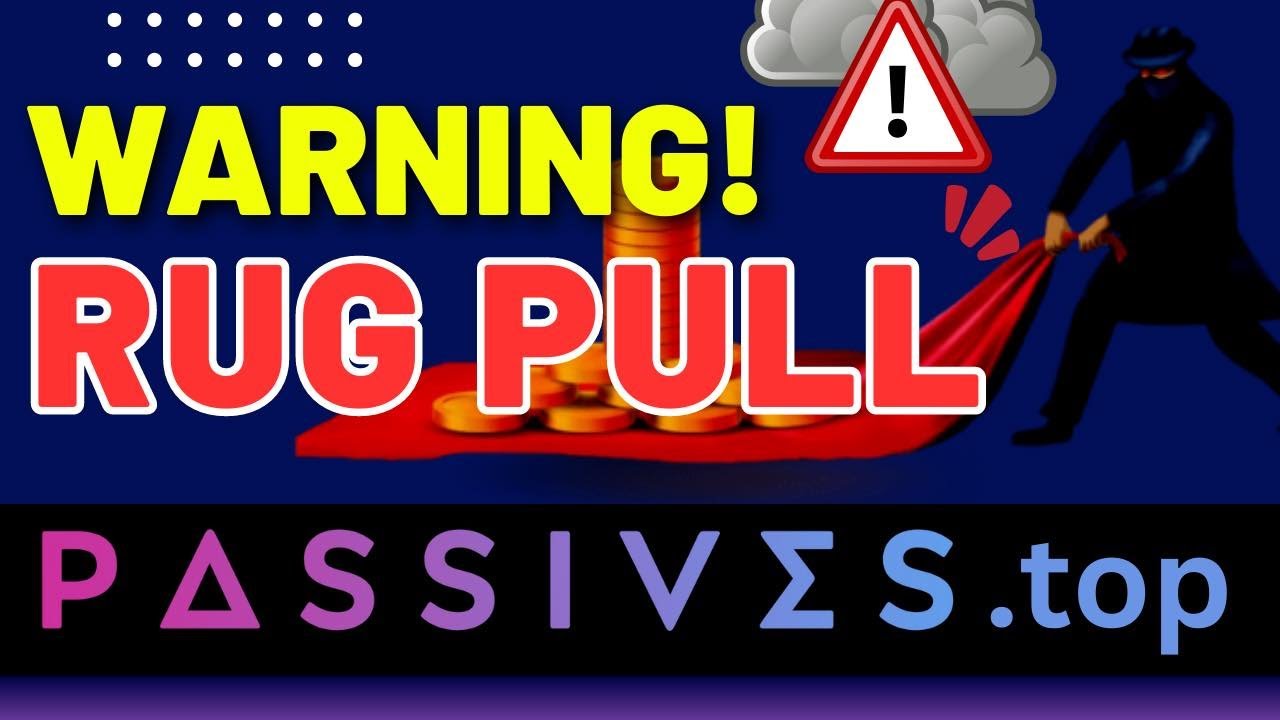 Passives.top - Rug Pulled Scam