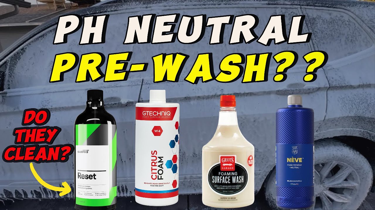 Предварительная мойка с нейтральным pH — это обман? CarPro | Gtechniq | Griots | Labocosmetica