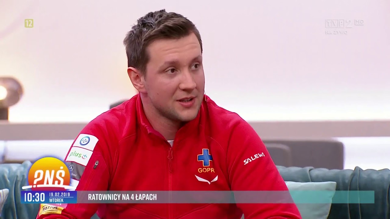 Ratownicy GP GOPR w Pytaniu na Śniadanie - 19.02.2019