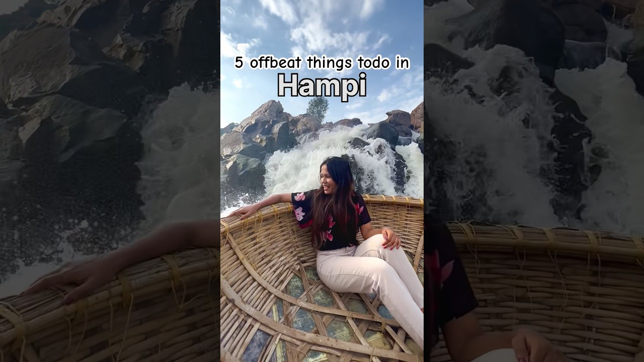 5 offbeat things to do in Hampi | places to visit in Hampi | Wanderbees #shorts