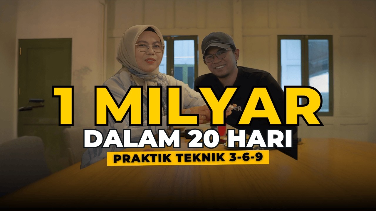 1 Milyar Lebih Dalam 20 Hari Dengan Teknik ini | Pembuktian Langsung