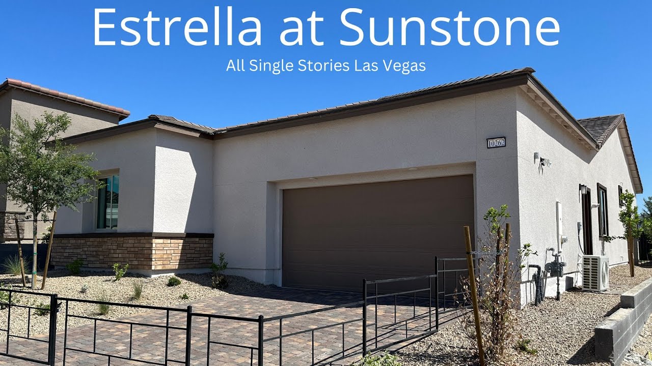Estrella at Sunstone by Woodside Homes | Single Story Homes For Sale Las Vegas | Plan 3 Tour $479k+