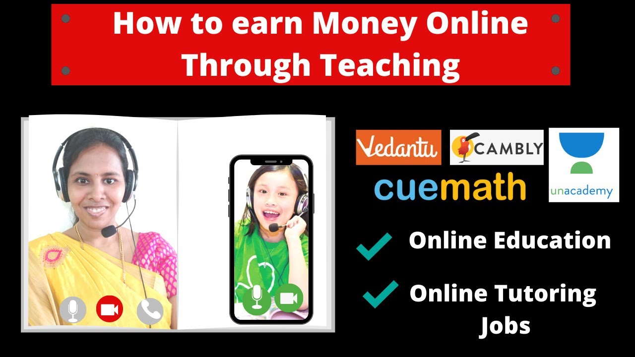 How to earn money online without investment through teaching? | Online Teaching Jobs in Tamil