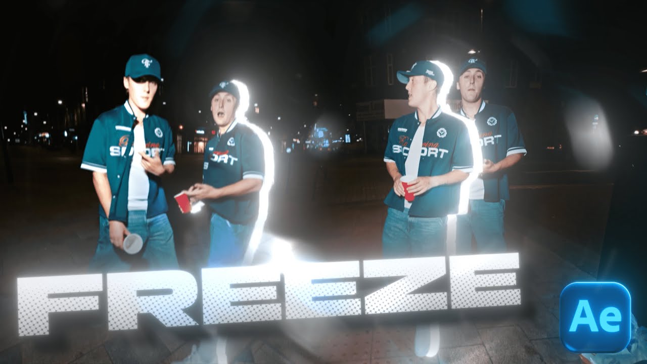 Clean Freeze Frame Transition (Drop Shadow Trick) | After Effects