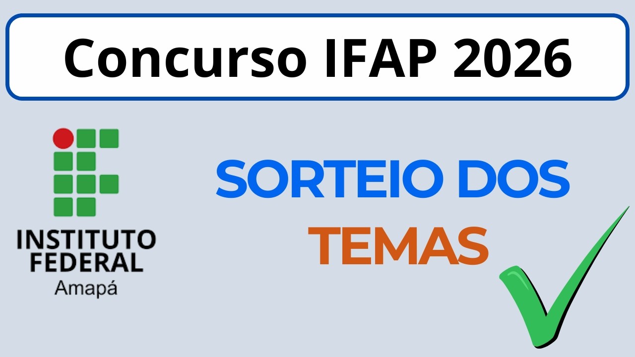 Concurso IFAP para Professor EBTT | Entenda o Sorteio de Temas