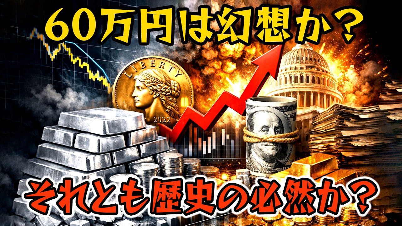 【衝撃分析】銀は本当に60万円になるのか？ダウ金レシオと米国債務が示す“次の資産防衛戦略