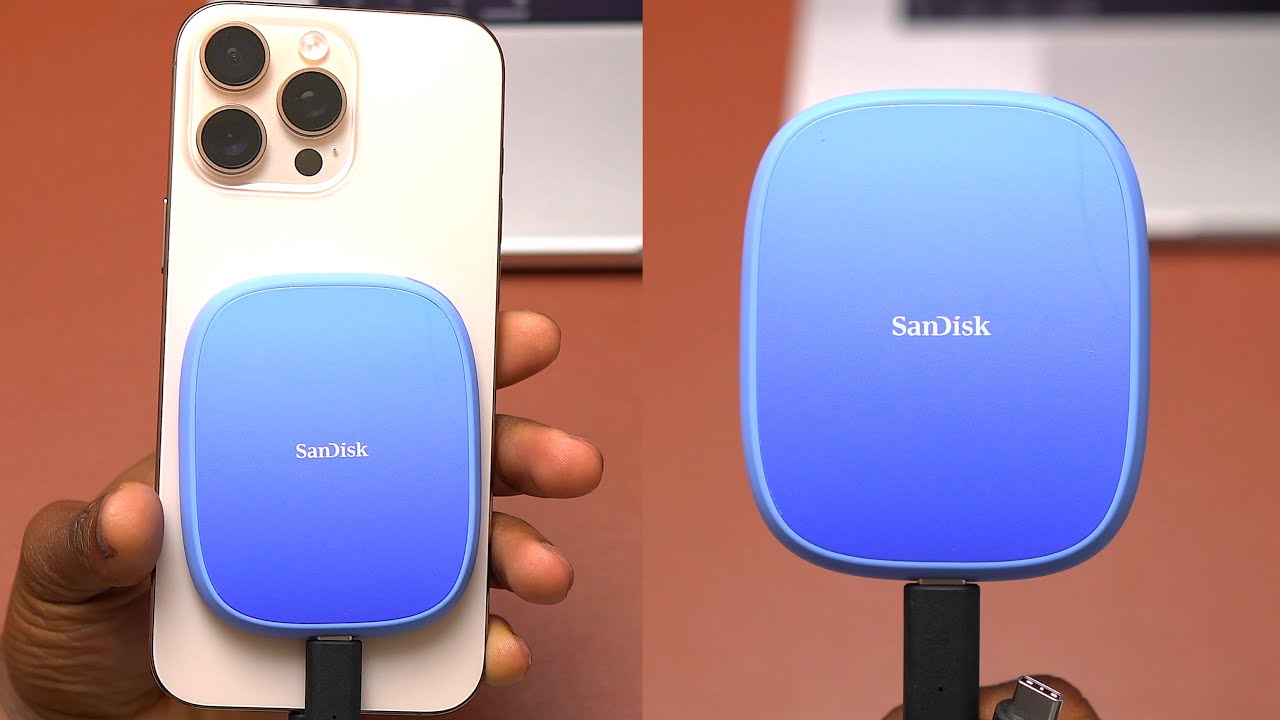 Przesyłanie wideo z iPhone'a 16 Pro Max za pomocą dysku SSD