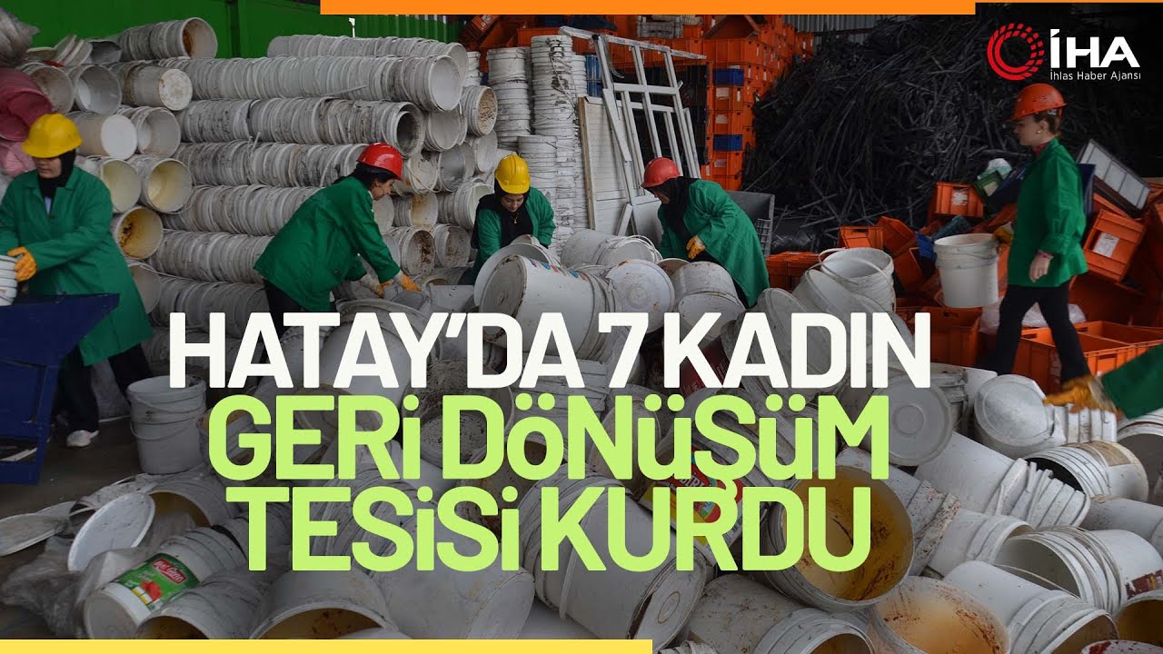 Kadınların Kurduğu Tesisle  90 Ton Plastik Atık Ekonomiye Kazandırıldı
