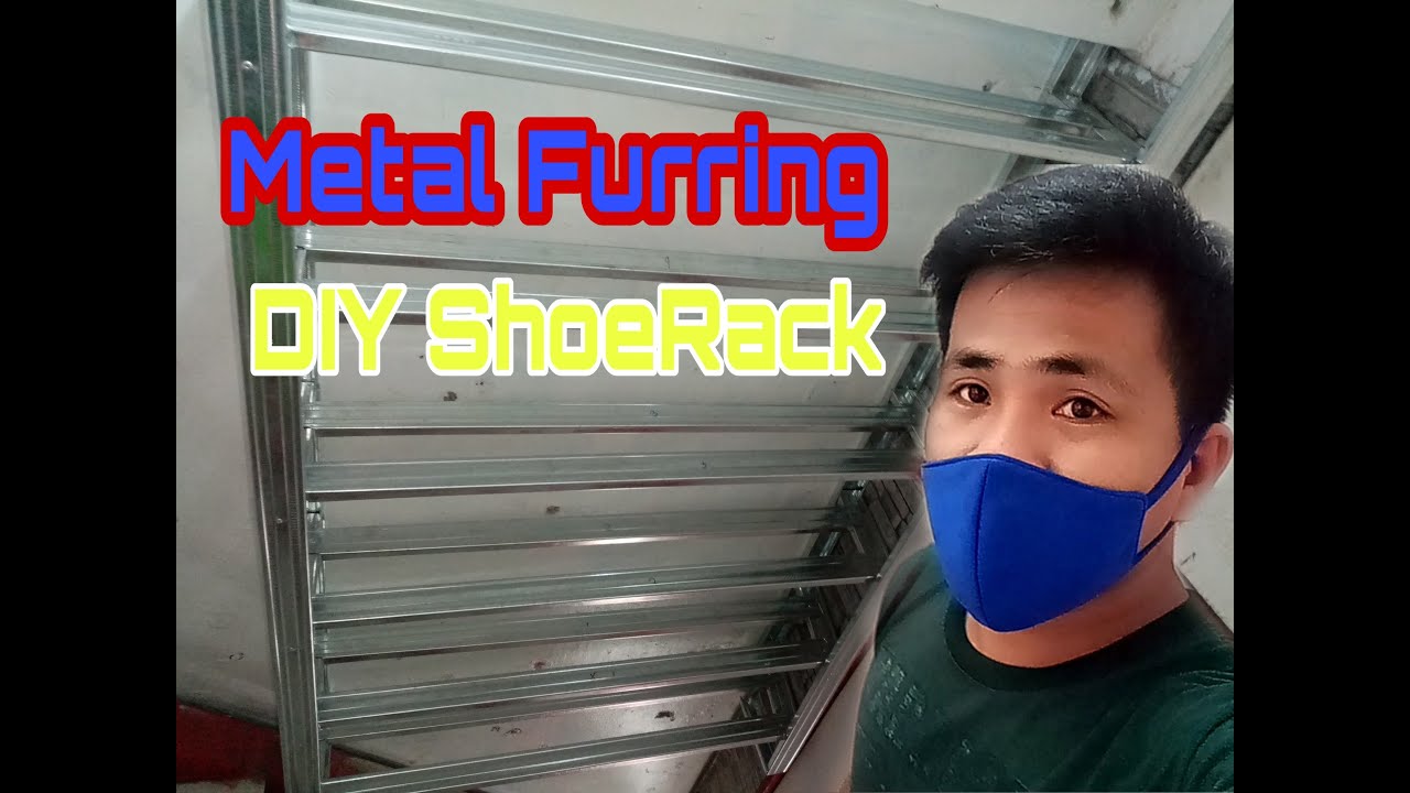 DIY Shoerack || How to make wallmaunted shoerack using Furring || johnRtips channel
