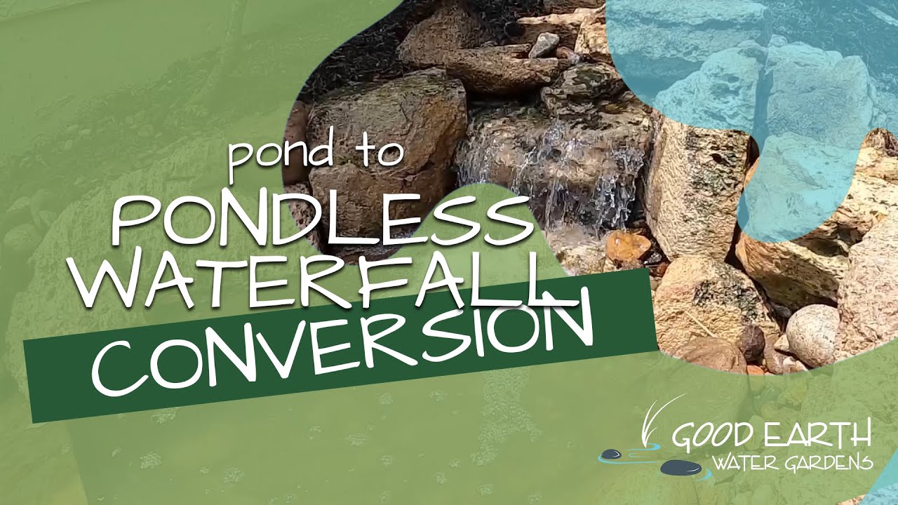 Converting a Backyard Pond into a Pondless Waterfall