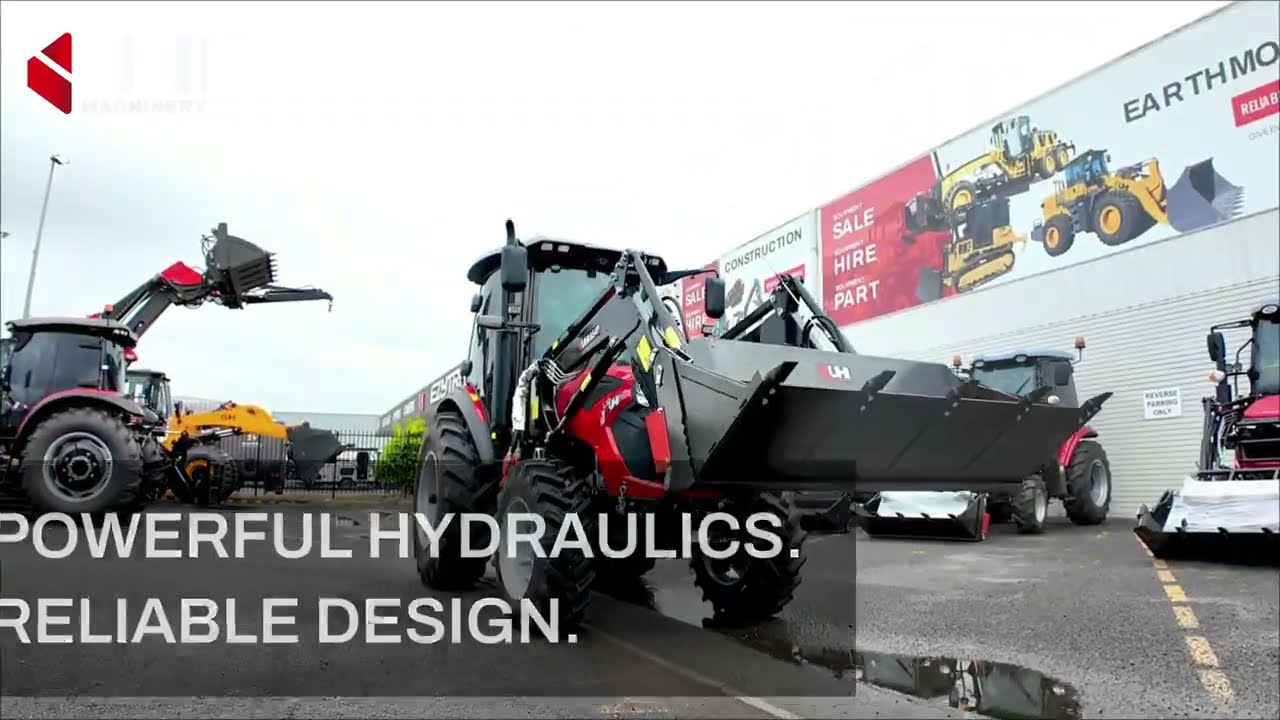 UHI T654P 65 HP Premium Tractor | A/C Cab, Shuttle Shift, 7-Attachment Powerhouse