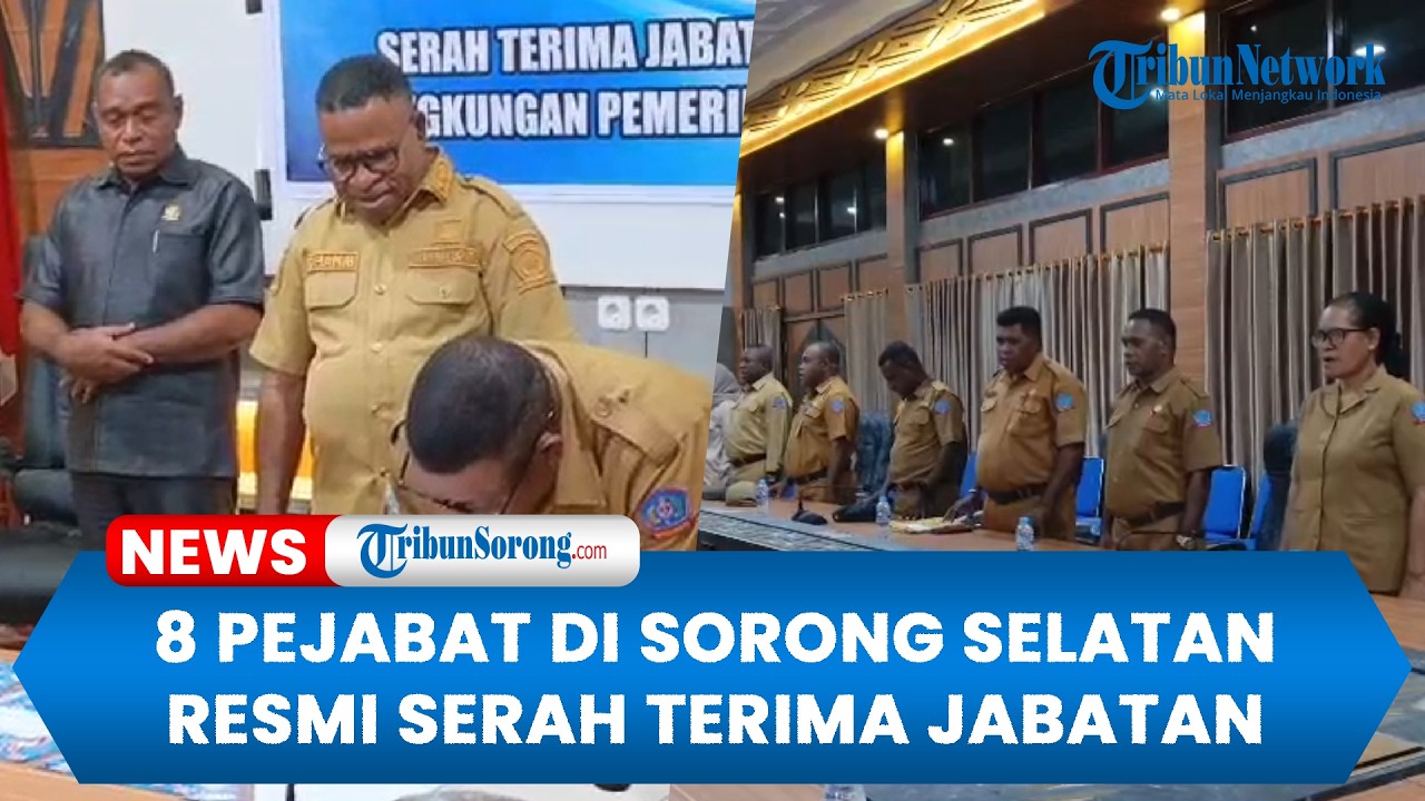 8 Pejabat di Sorong Selatan Resmi Sertijab, Wabup Bodory Minta Langsung Bekerja Cepat