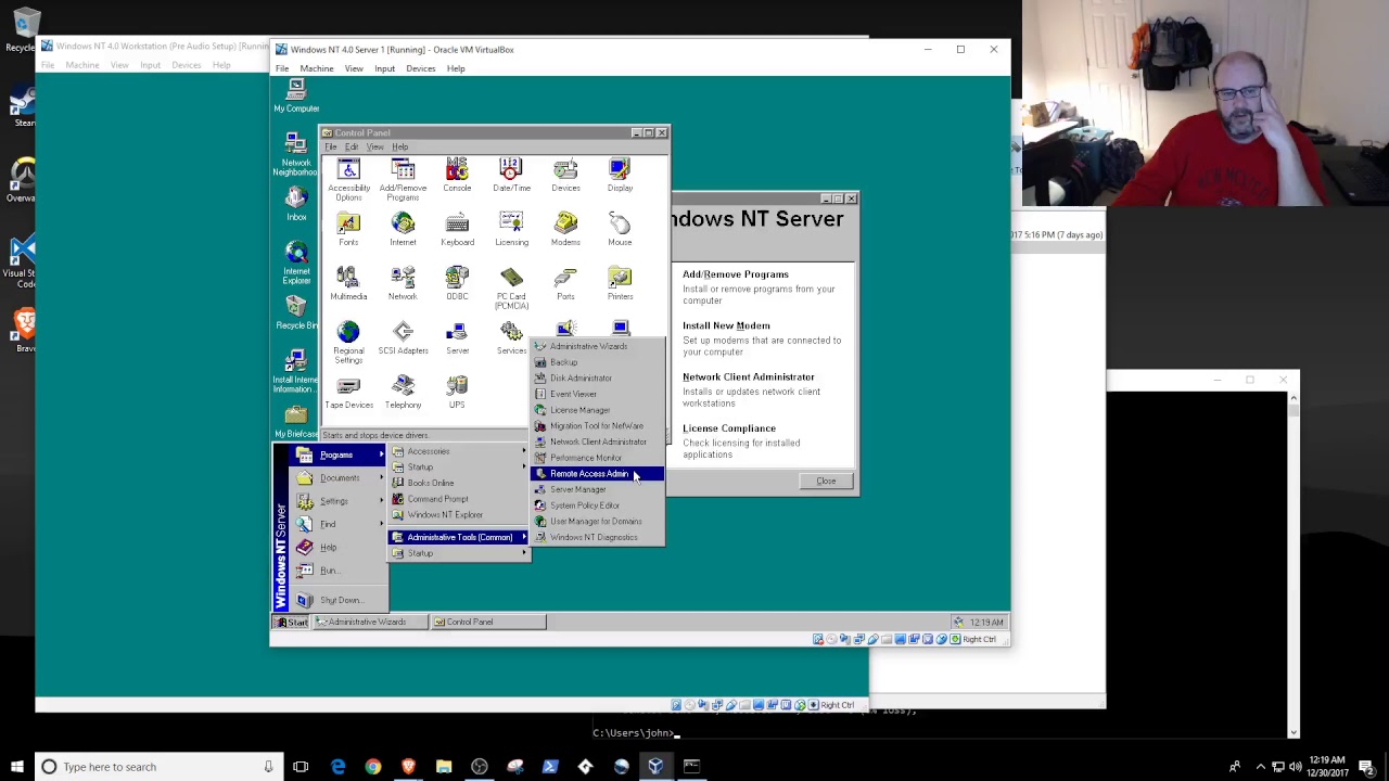Installing Windows NT 4.0 Server, Primary Domain Controller aka PDC on VirtualBox, more IT nostalgia