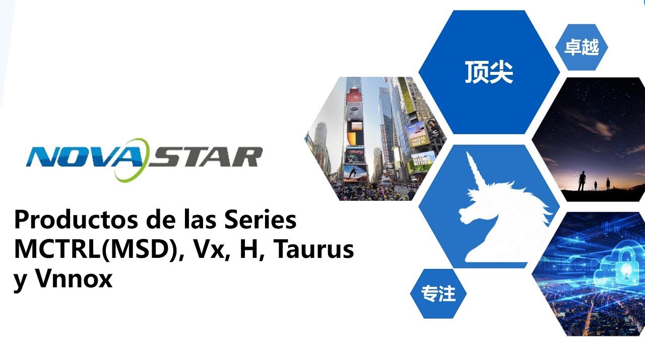 NovaStar Día 3, Productos de las Series MCTRLMSD, Vx, H, Taurus y Vnnox, Webinar en Español