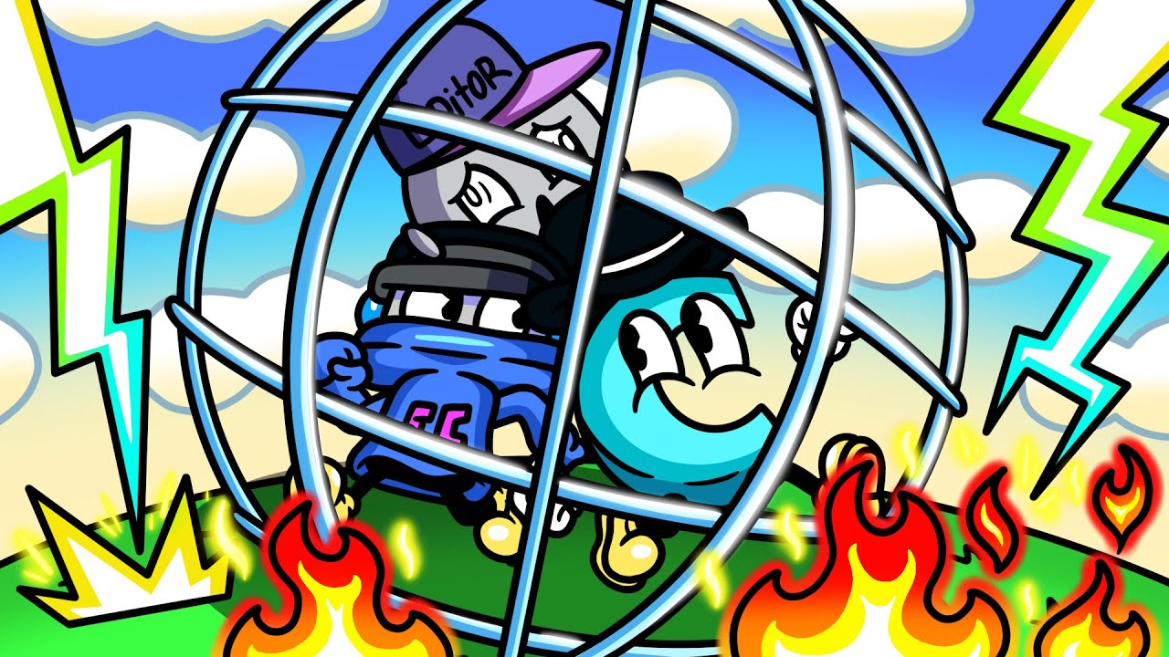 Three Idiots Stuck in a Ball!