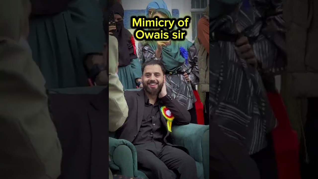 Mimicry of GSCI Teachers by Student from Shopian suhaib