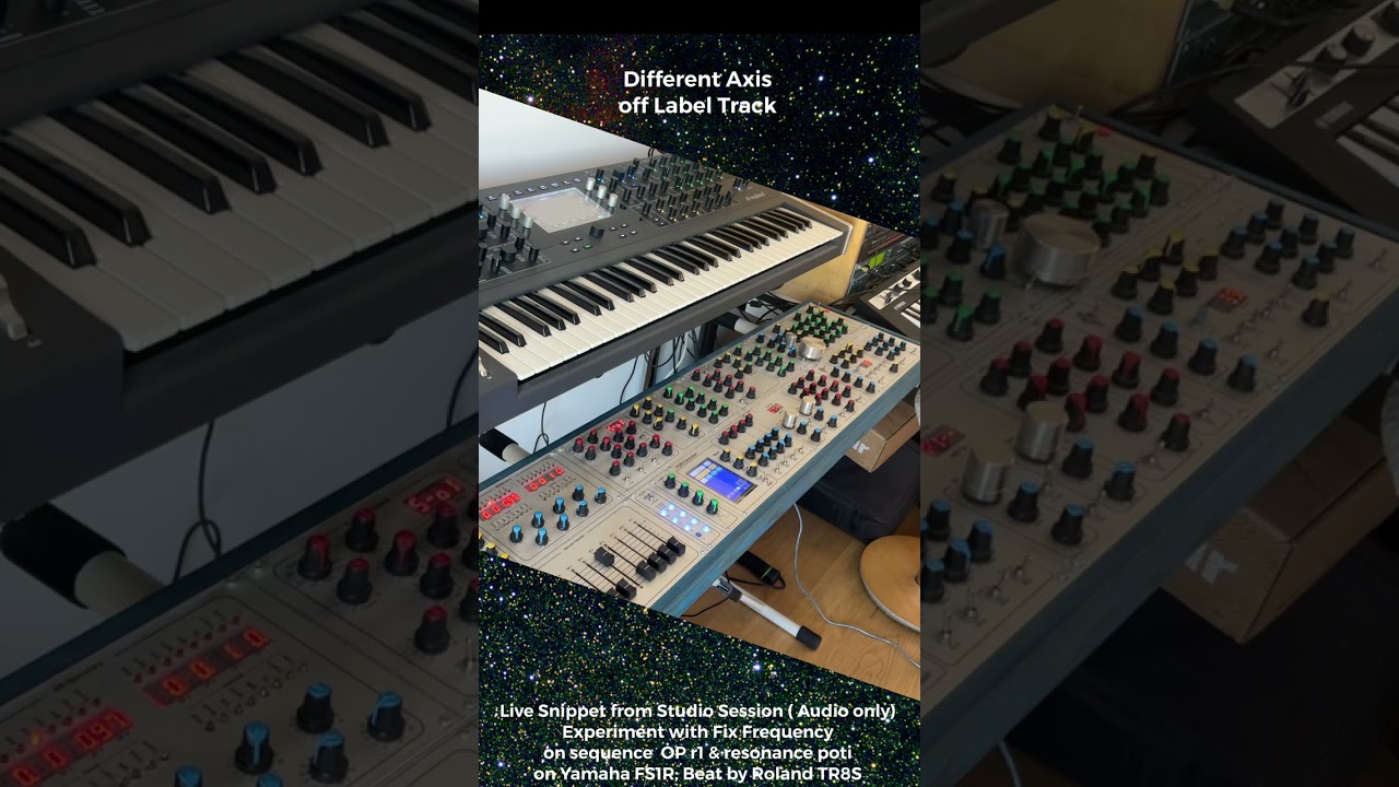 Techno with Yamaha FS1R & Roland TR8S // microtonal shifts 