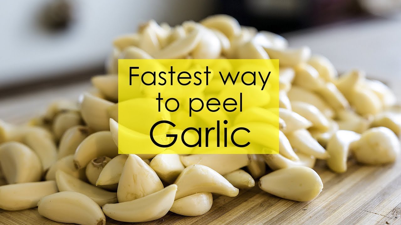 Fastest way to peel Garlic | Peel 1 kg of Garlic within minutes | Garlic peeling tricks
