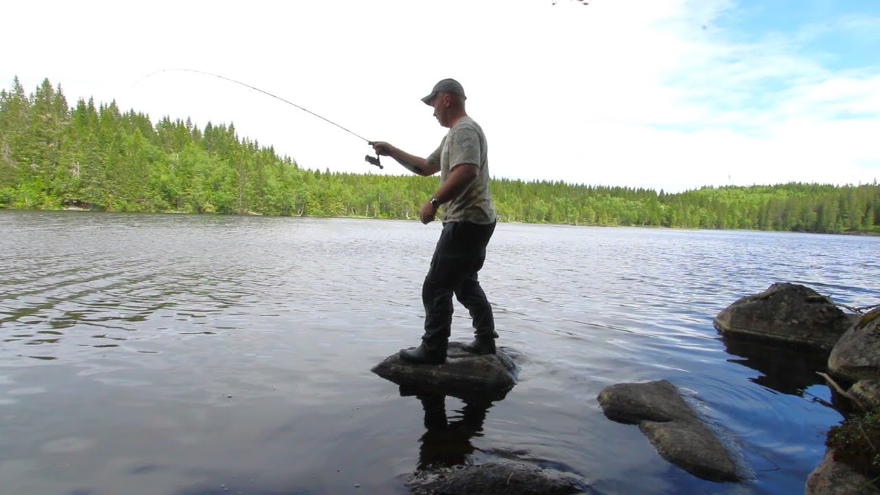 Etter skogsørret med spinner og mark
