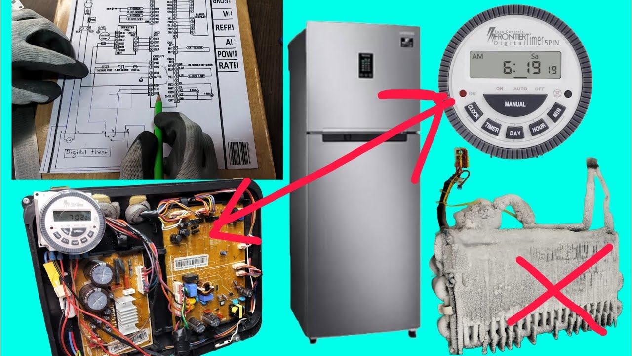 Fridge me taimar kaise lagaye #