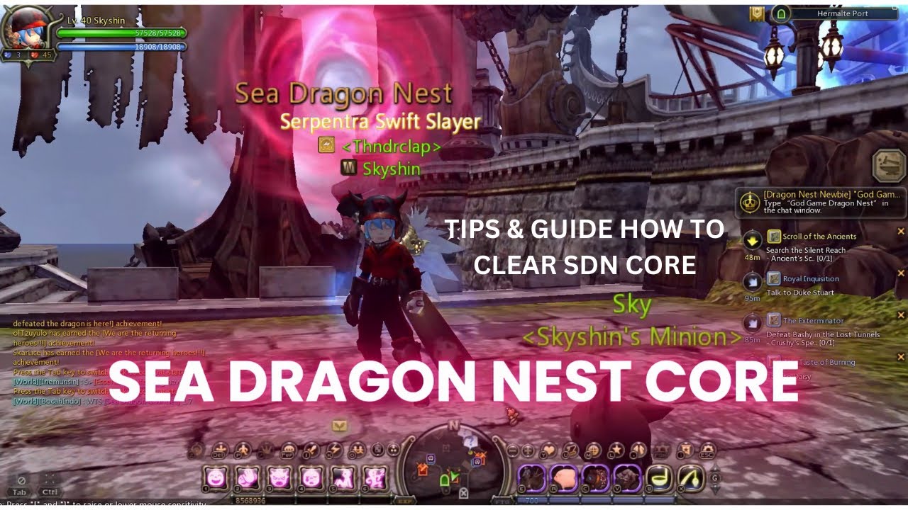 Sea Dragon Nest Core Guide (SDN Core) | Full Mechanics + Tips | Dragon Nest Classic