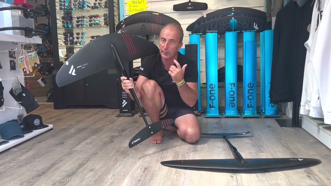 Les nouveaux foils fanatic carve et fanatic free 2022-2023 @Nature Kite