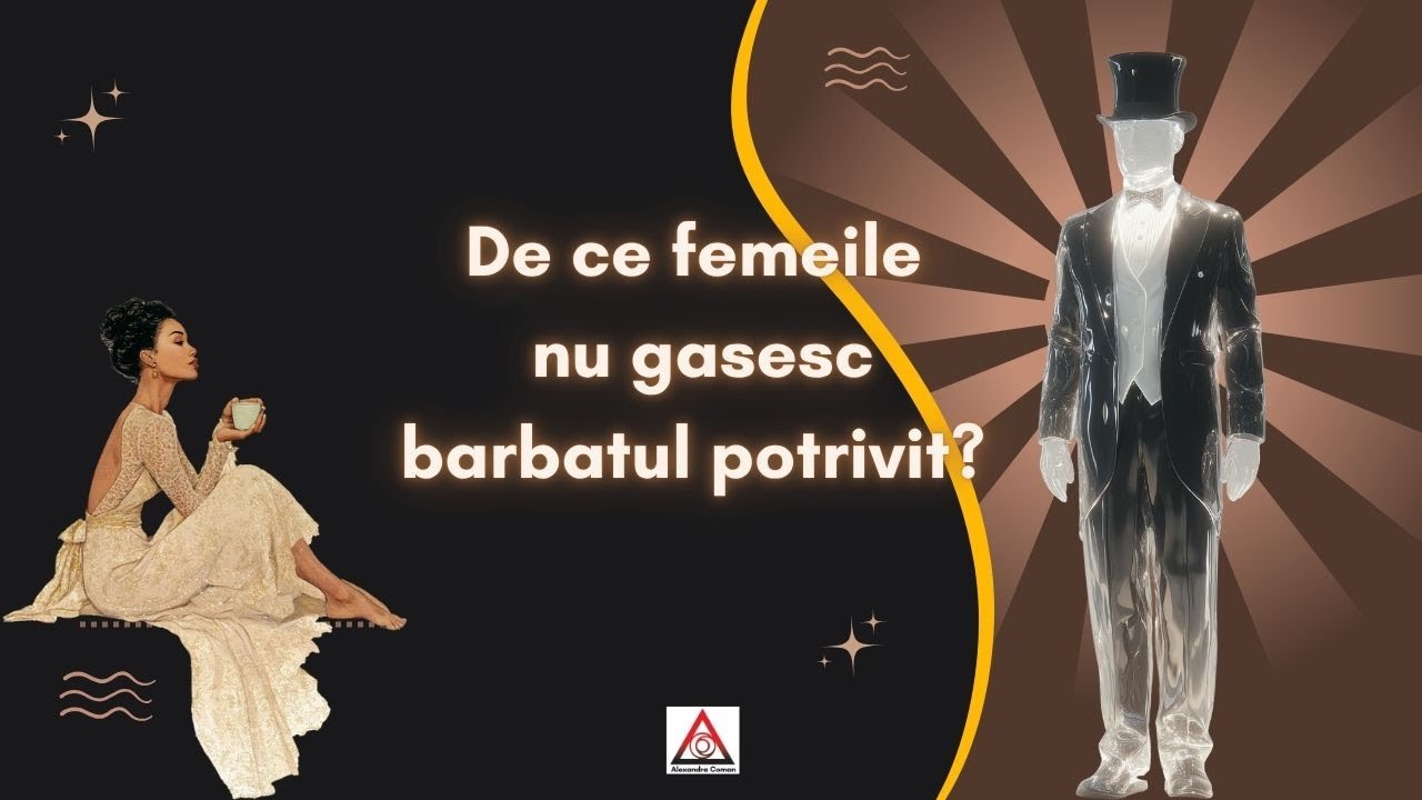 De ce femeile nu gasesc barbatul potrivit | Alexandra Coman