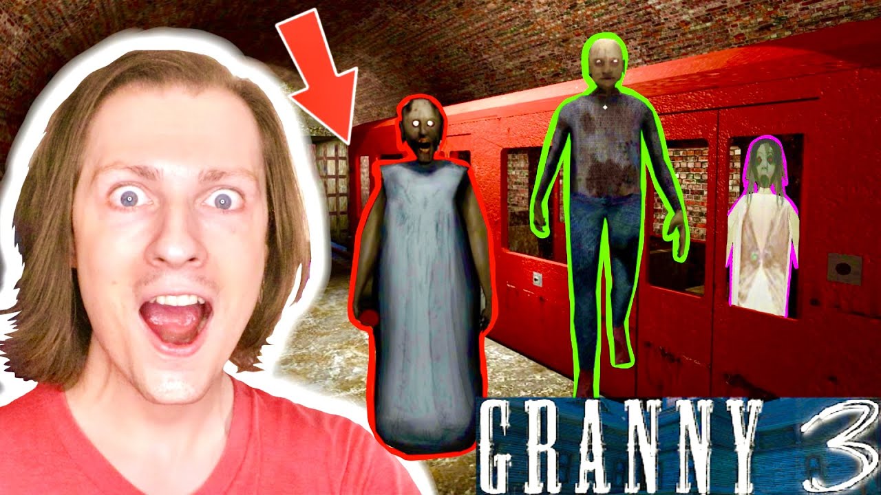 GRANNY 3 : UNE NOUVELLE FIN AVEC LE MÉTRO DES GRANDS-PARENTS PSYCHOPATHES ! Gaming Délires de Max