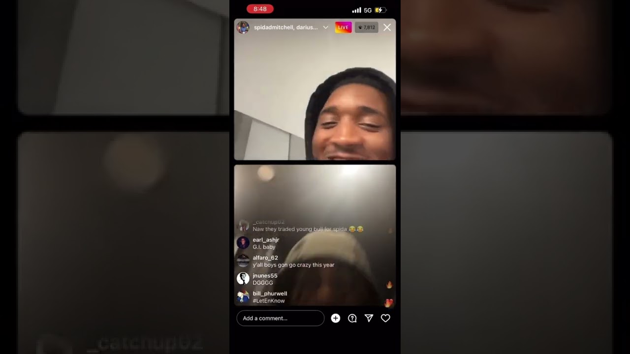 Donovan Mitchell Goes Live On Instagram Enjoying The Best Time Of His Life With Darius Garland