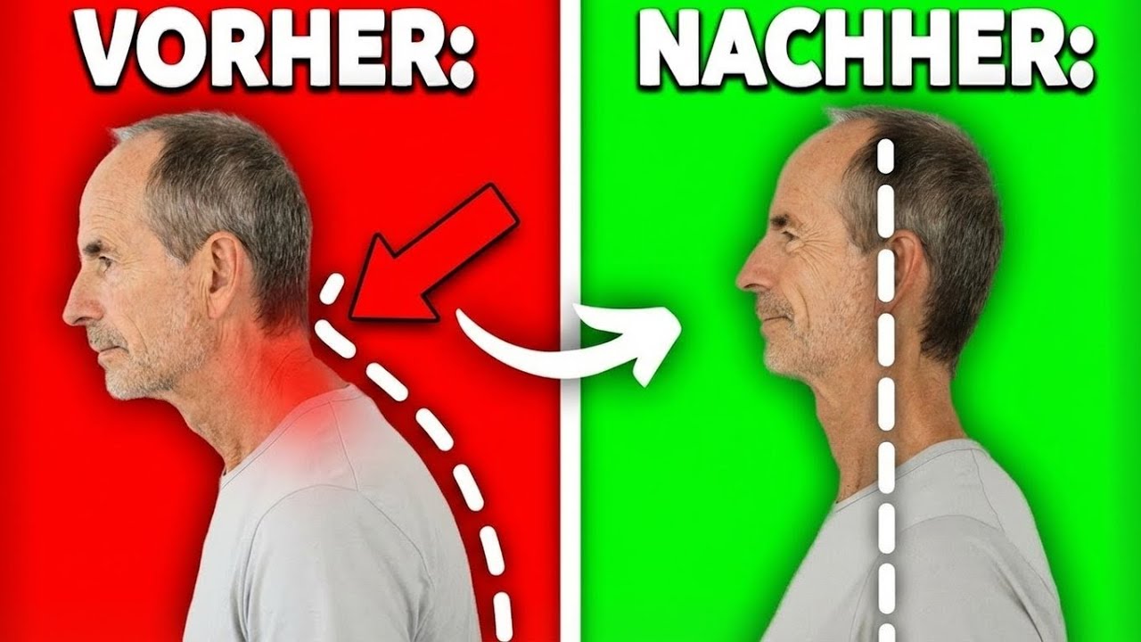 Geraderer Nacken? Teste diese 2 einfachen Übungen