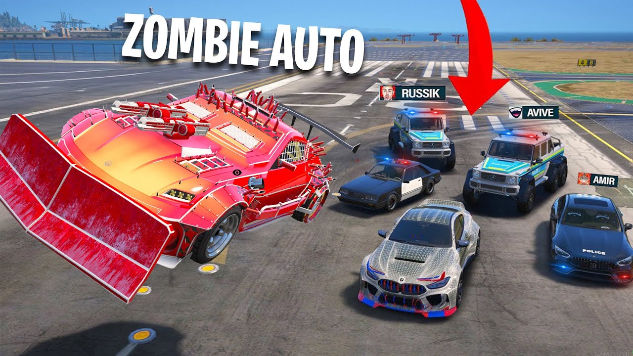 ich klaue FLIEGENDES ZOMBIE AUTO in GTA 5!