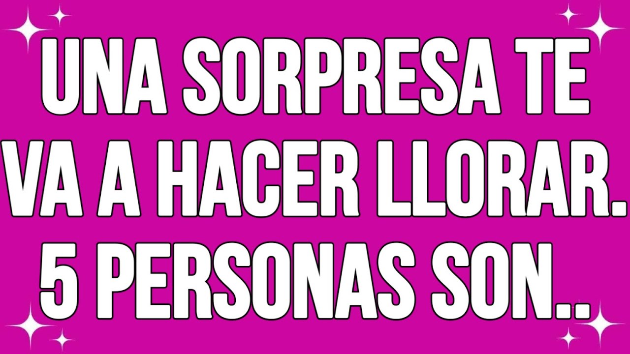 Una sorpresa te va a hacer llorar. 5... || #god #godmessage