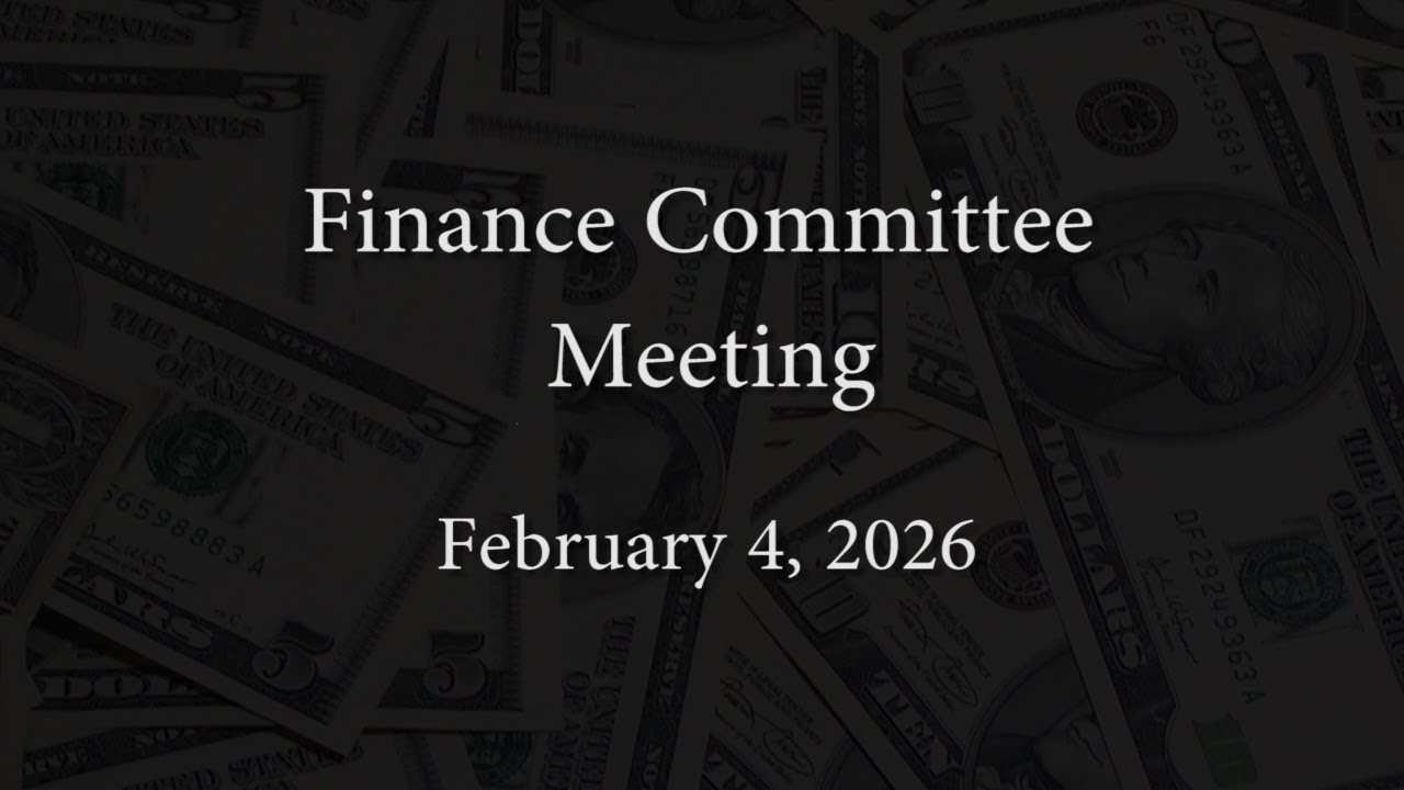 Finance Committee Meeting - February 4, 2026