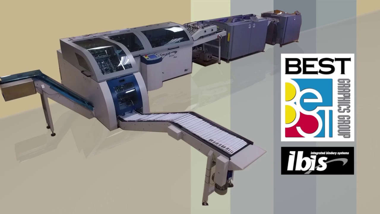 Ibis Smart-Binder Series Digital Print Variable Saddle Stitch/Cold Glue Binder — Best Graphics (USA)