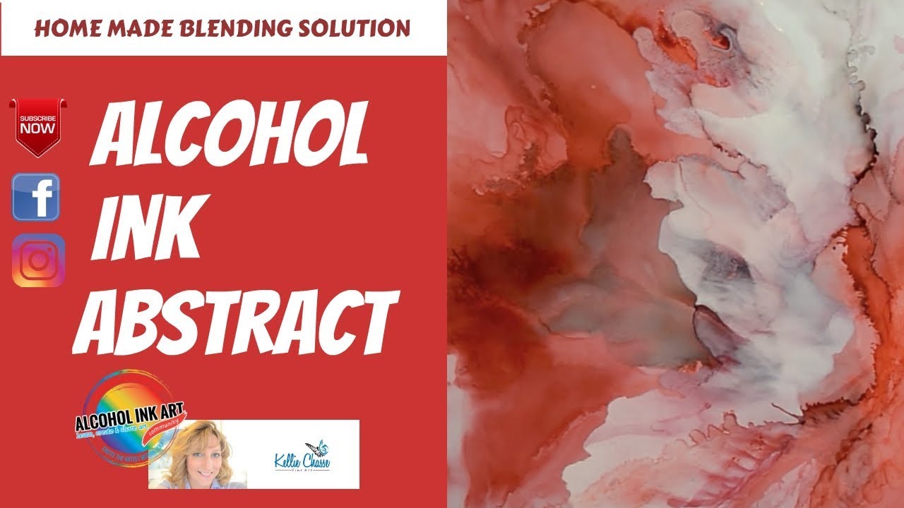 Alcohol Ink Blending Solution vs. Alcohol vs. Home Made Solution