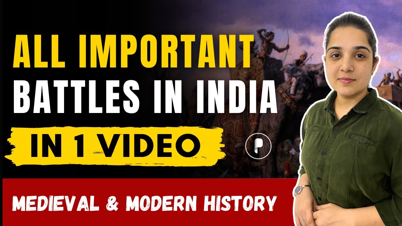 All Important Battles in India in #1 Video | Medieval & Modern History | Battles of Indian History