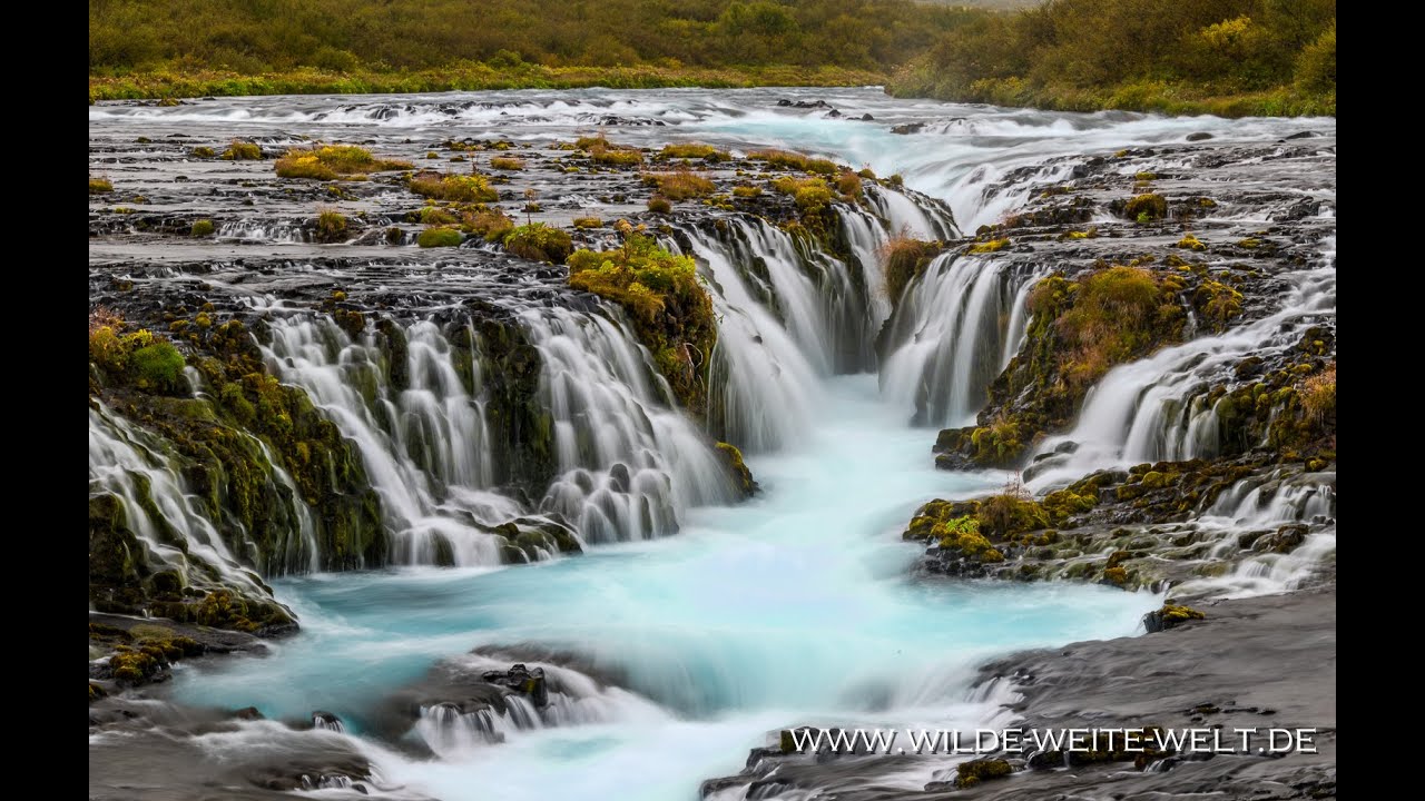 Best of Bruarfoss Waterfall Iceland - Bruarfoss Wasserfall Island - www.wilde-weite-welt.de