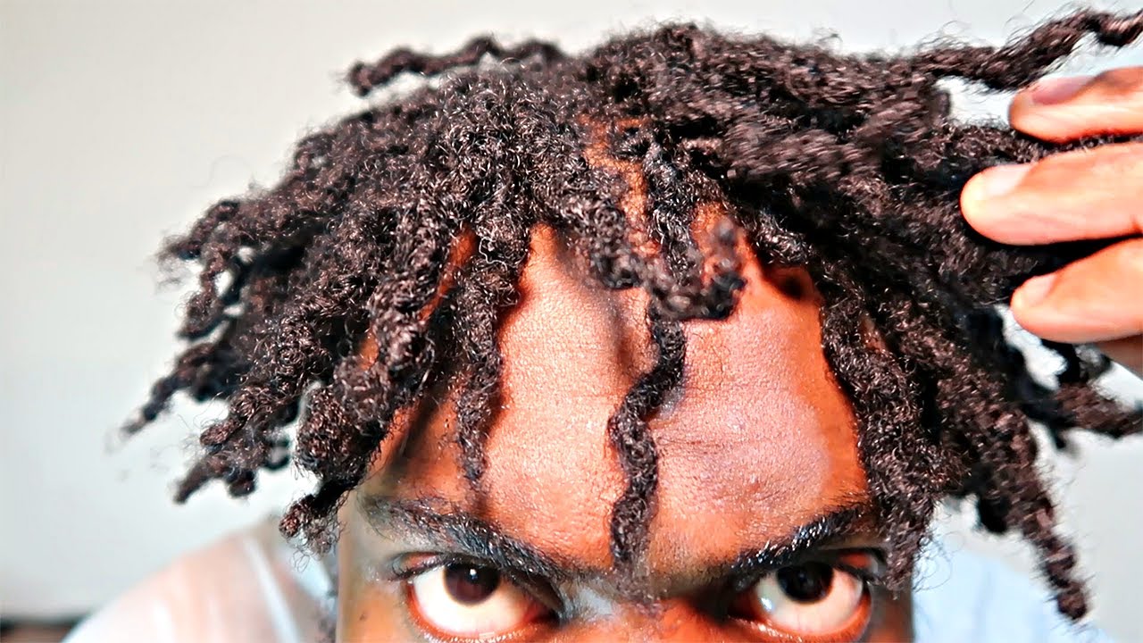 Twist out on Starter Locs | How To Get Curly Dreadlocks (Two Strand Twist Method)