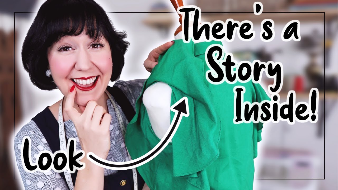 Look inside my clothes to learn garment construction and solve a few mysteries! 'Garment archeology'