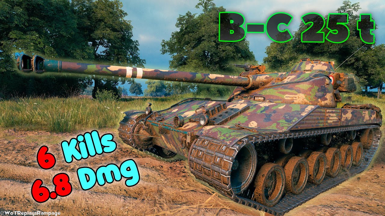 Bat.-Châtillon 25 t - 6 Frags 6.8K Damage, Master by player bbogdanow