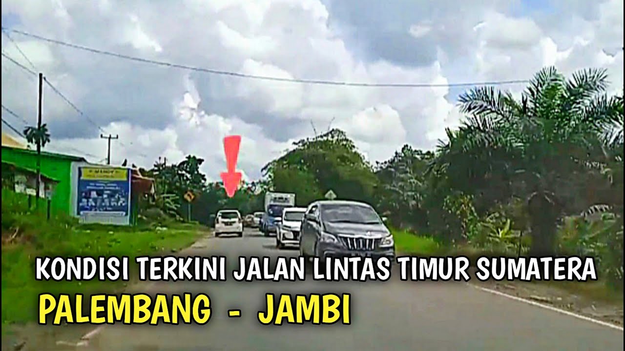 KONDISI TERKINI JALAN LINTAS TIMUR SUMATERA || PALEMBANG - JAMBI
