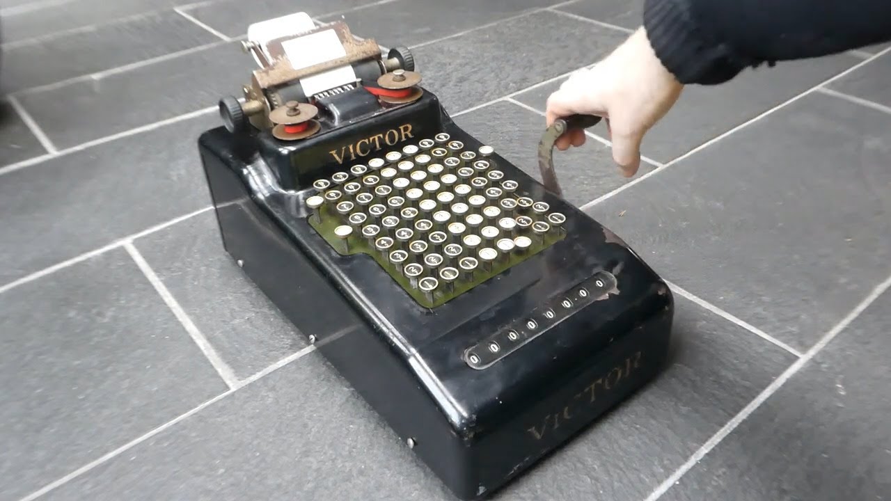 The Victor series 2 adding machine